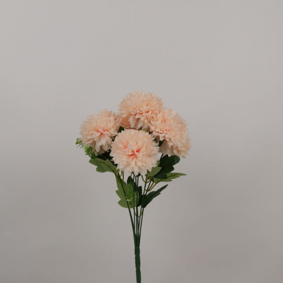 Yapay Pinnata Yıldız Çiçeği 42 cm Somon