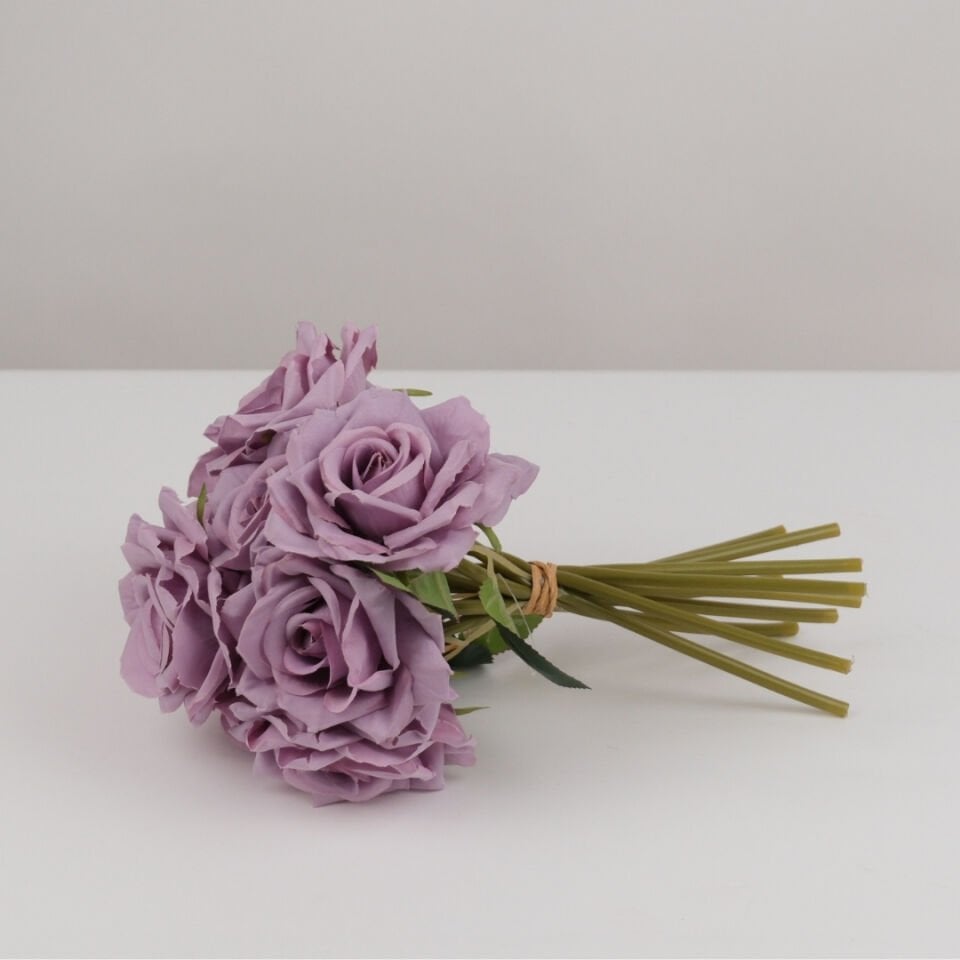 10lu Lüx Gul Demeti 25 cm Lila
