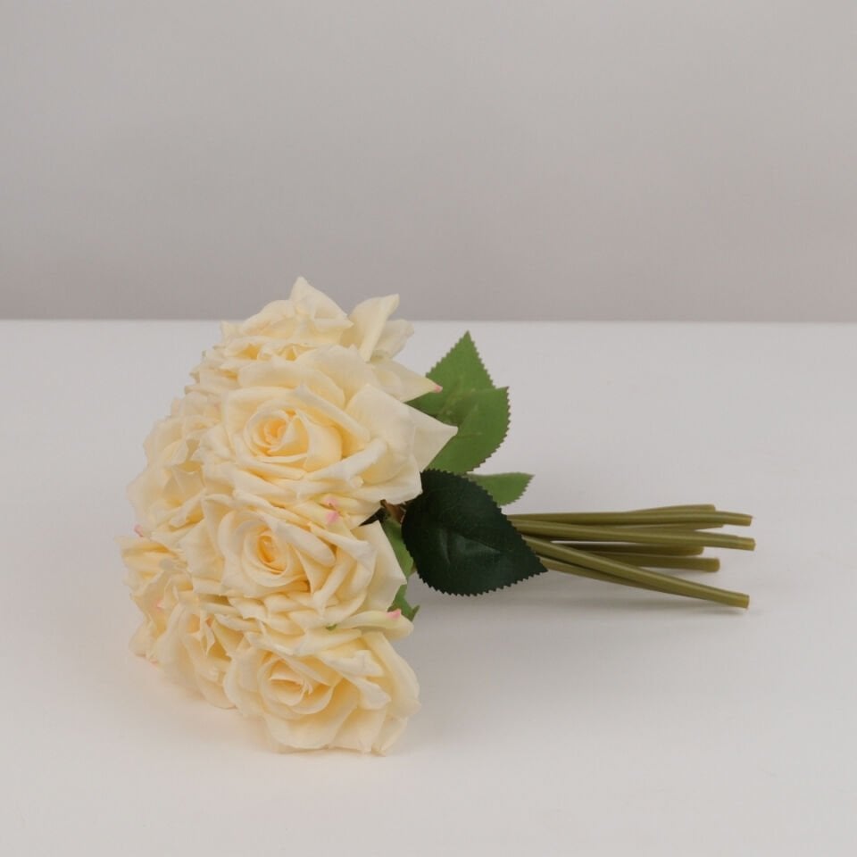10lu Lüx Gul Demeti 25 cm Somon