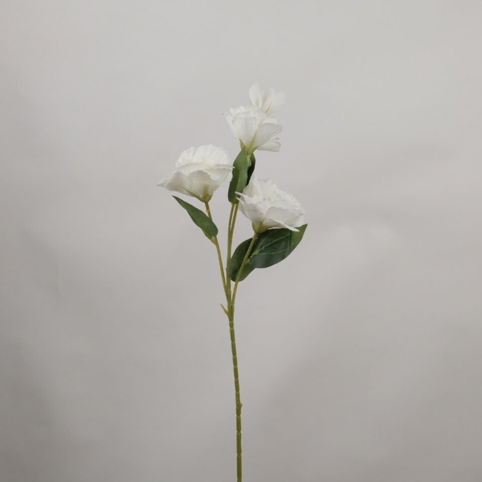 Yapay Premium Lisyantus Dalı 70 cm Beyaz