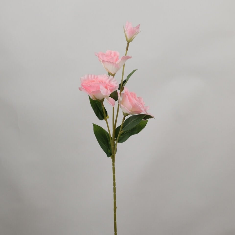 Yapay Premium Lisyantus Dalı 70 cm Pembe