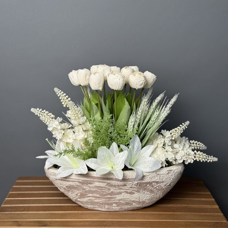 Ivory Tulips