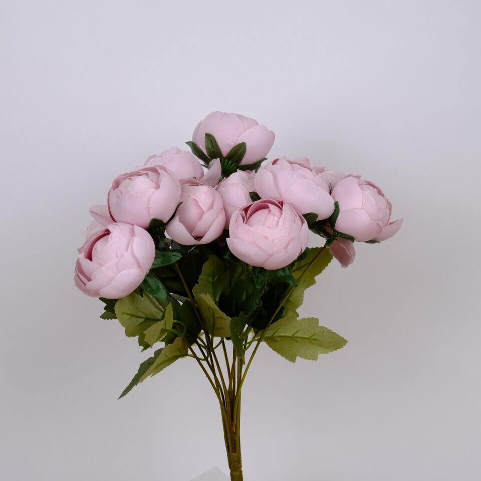 Yapay Çiçek 12li Şakayık Demeti 35 cm Pembe