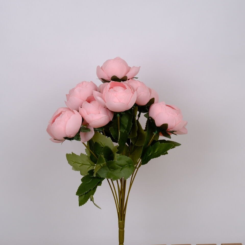 Yapay Çiçek 12li Şakayık Demeti 35 cm Pembe