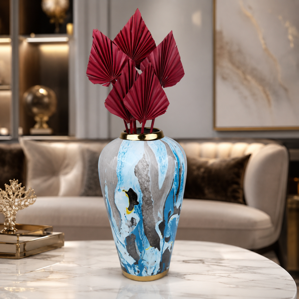 5'Lİ PALM SPEAR LARGE WINE RED