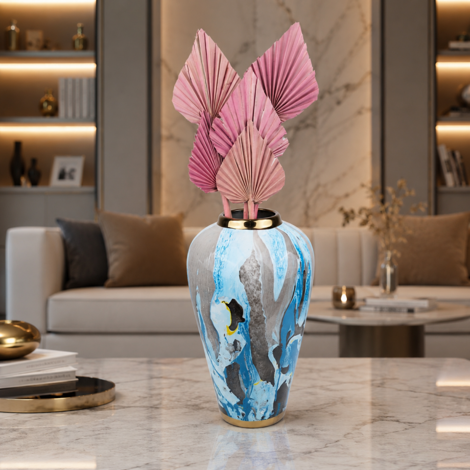 5'Lİ PALM SPEAR LARGE ANTIQUE PINK