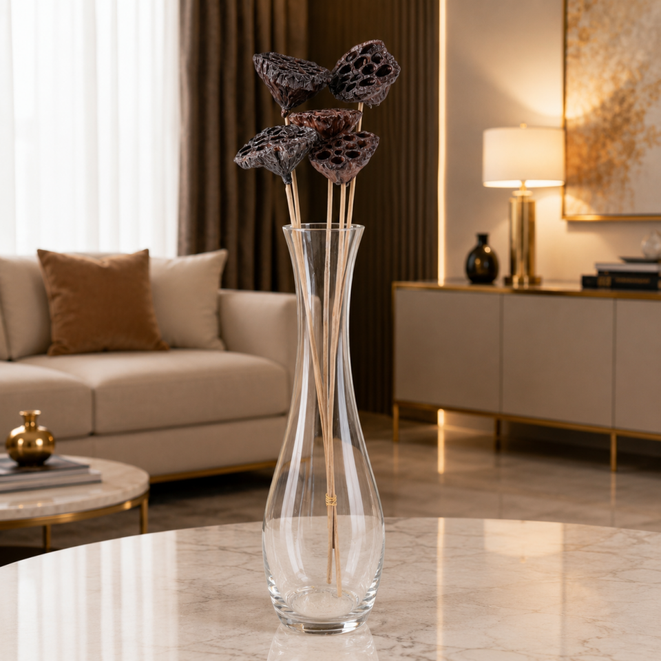 5'Lİ LOTUS POD PEARL WASH ob STEM 6-8 cm