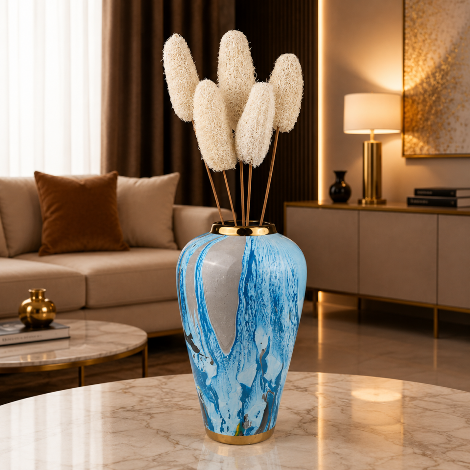 5'Lİ LUFFA BLEACH on STEM 10-15cm 50cm