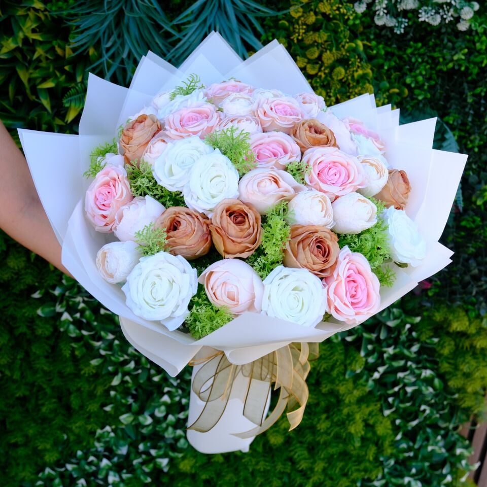 Cashmere Bloom - Yapay Çiçek Buketi