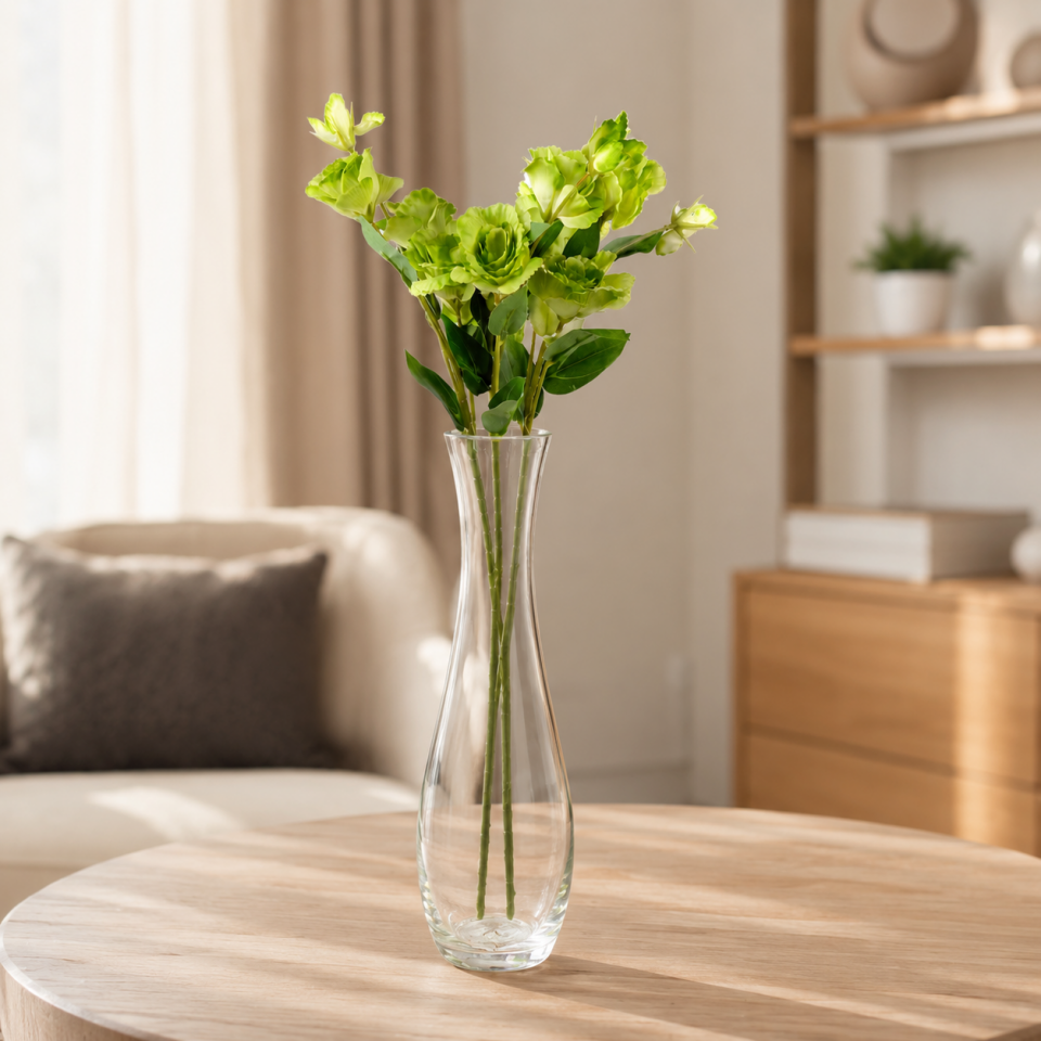 Yapay Premium Lisyantus Dalı 70 cm Yeşil