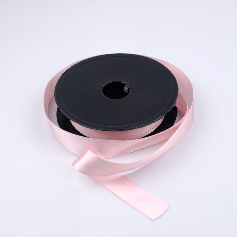 Saten Kurdele  2,5CM 25MT Toz Pembe