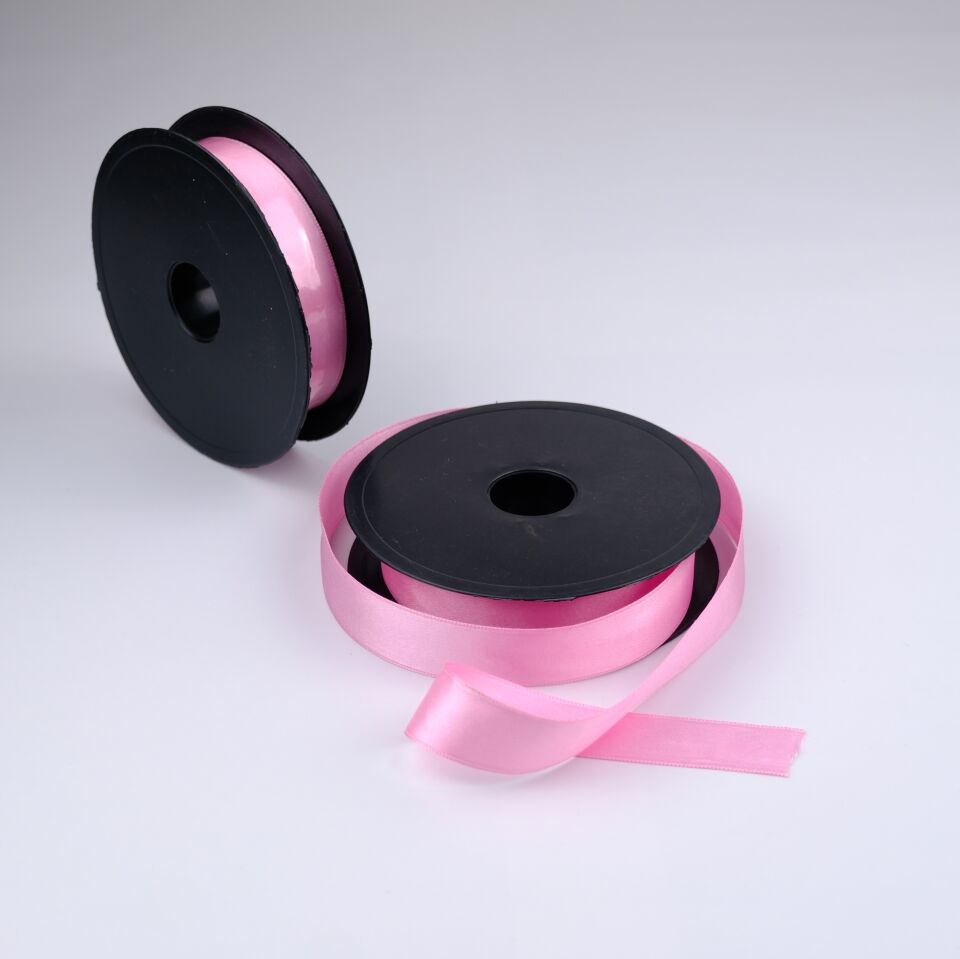 Saten Kurdele  2,5CM 25MT Pembe
