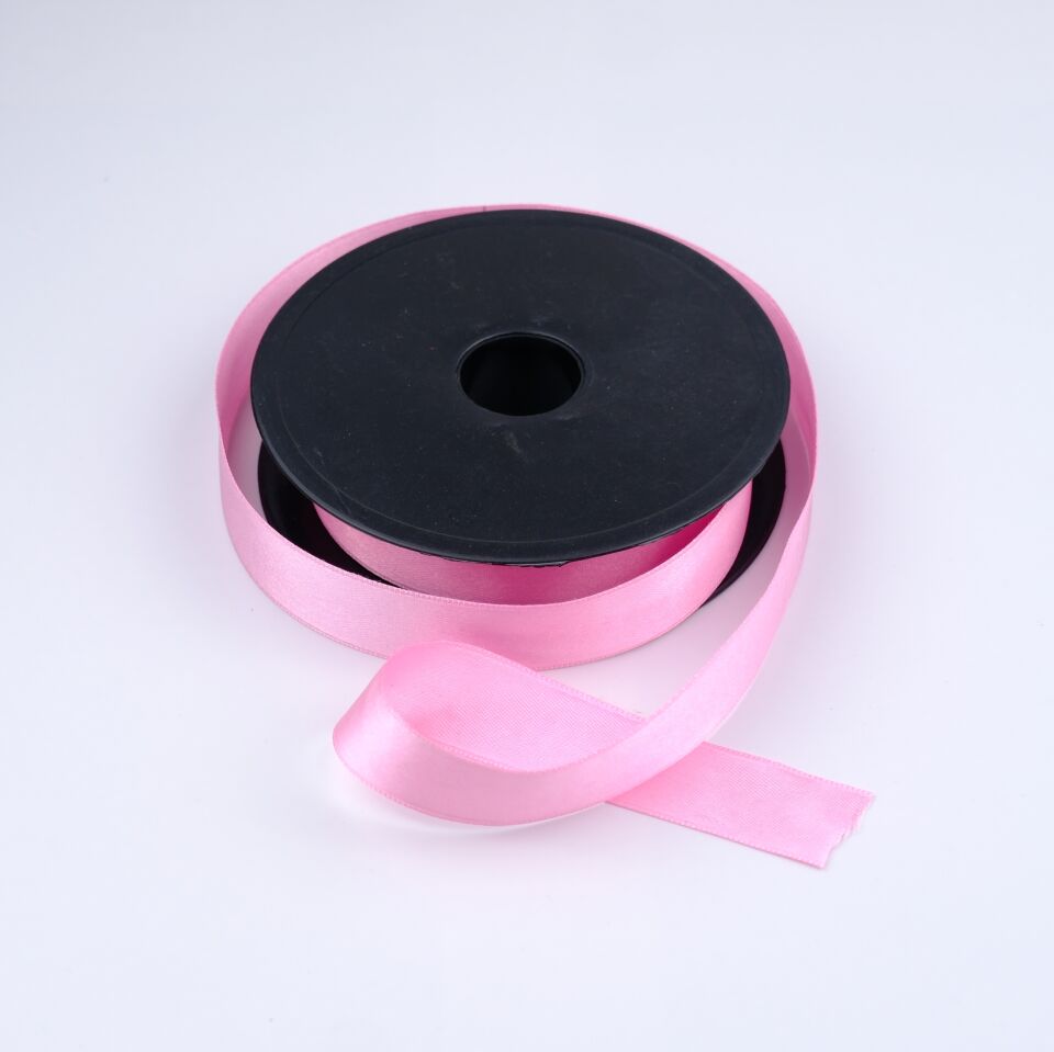Saten Kurdele  2,5CM 25MT Pembe