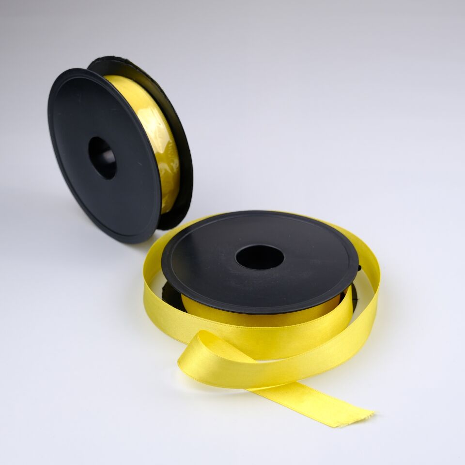 Saten Kurdele  2,5CM 25MT Sarı