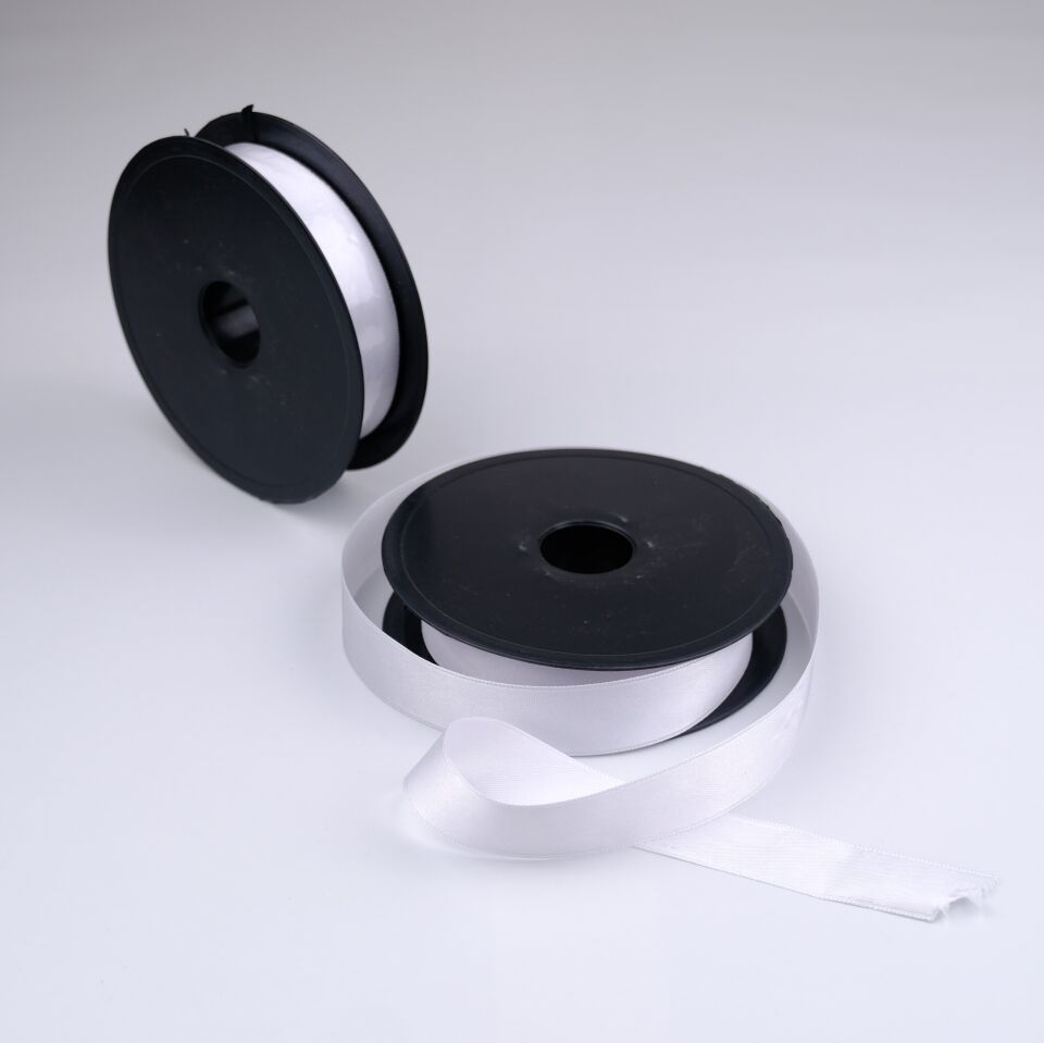 Saten Kurdele  2,5CM 25MT Beyaz