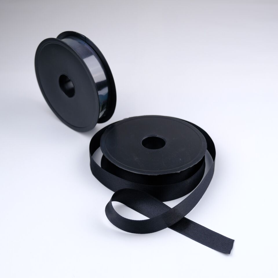 Saten Kurdele  2,5CM 25MT Siyah