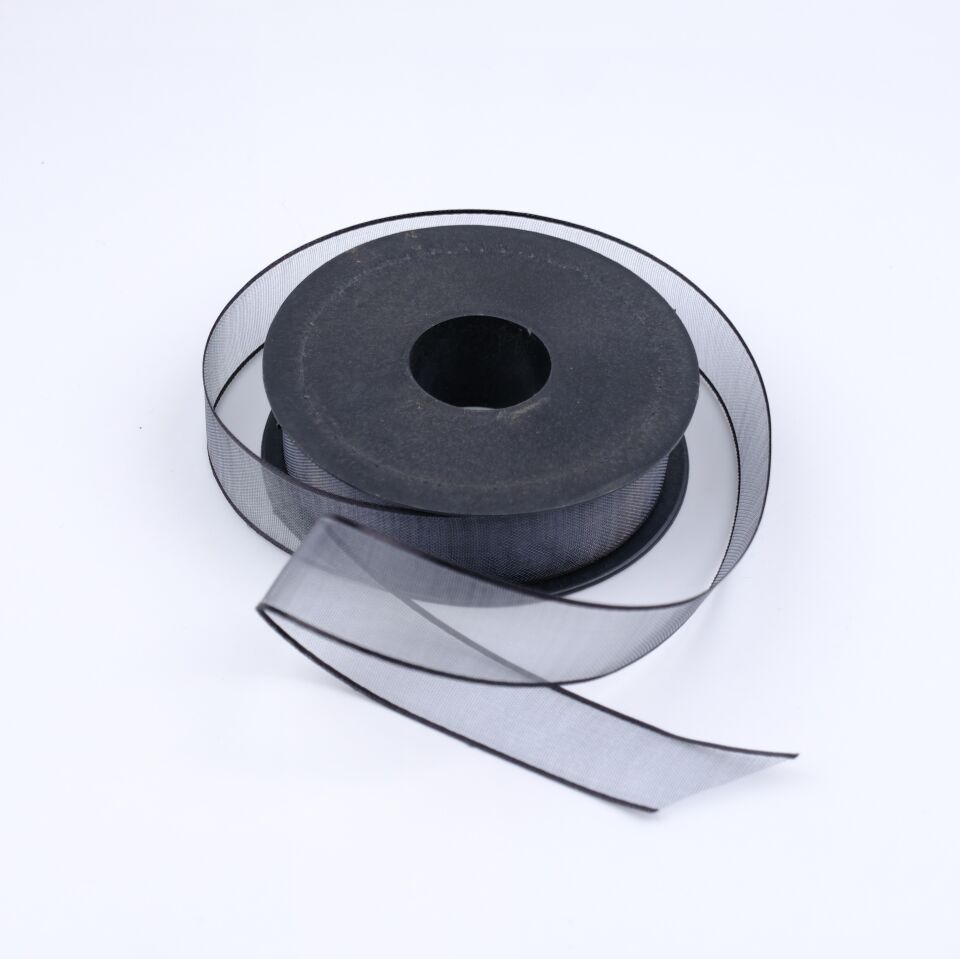 Şifon Kurdele 2,5CM 20MT  Siyah