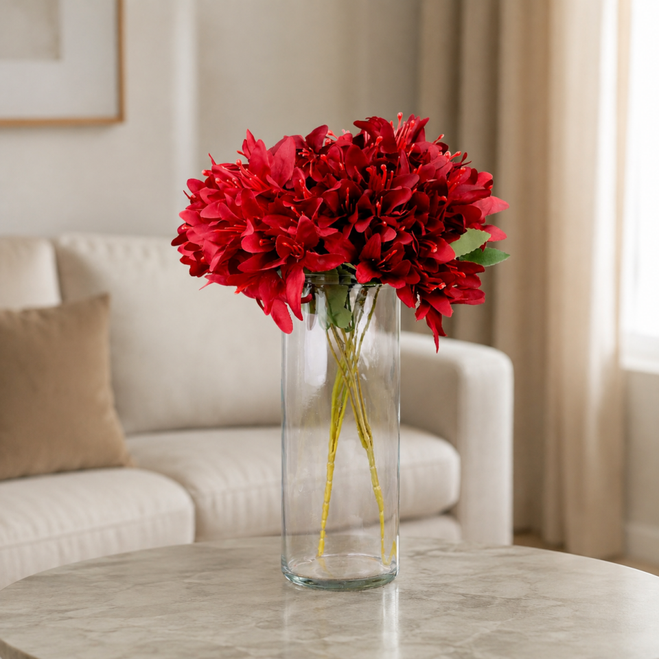 Yapay Çöl Lilyumu 34 cm Kırmızı