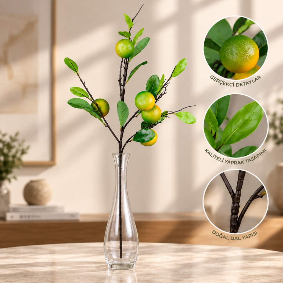 Yapay Mandalina Dalı 93 cm