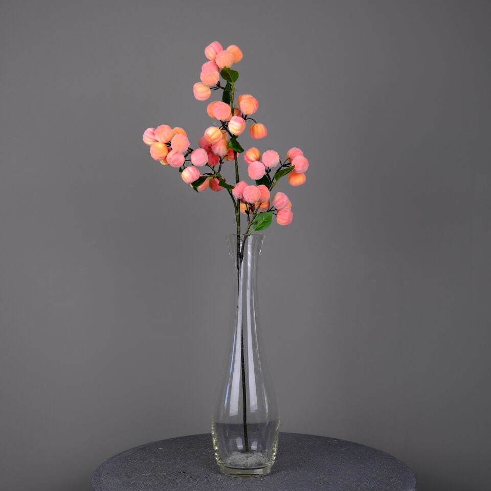 Yapay Şeftali Dalı 75 cm Turuncu