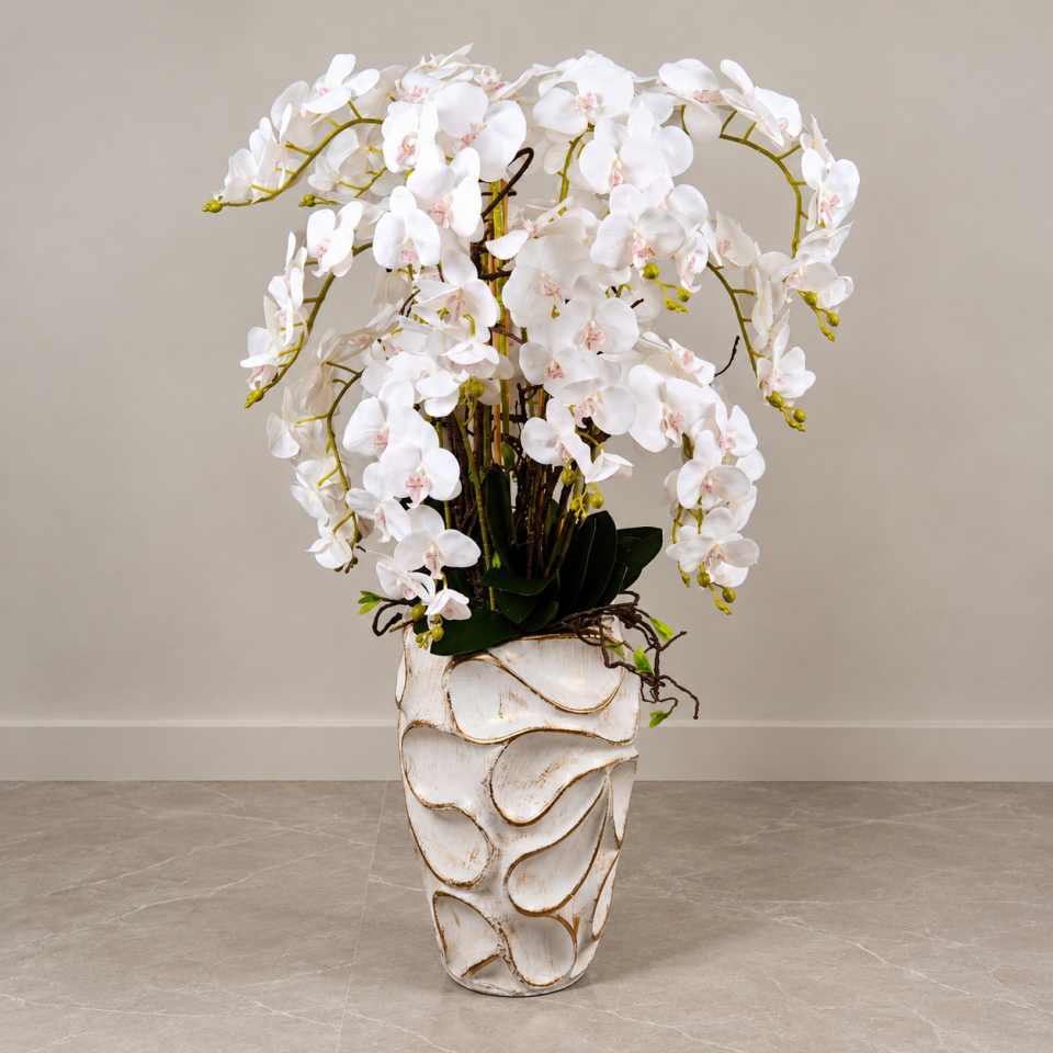 Pearl Orchid Artificial Tree — Yapay Dekor